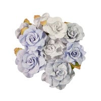 Prima - Bohemian Heart Collection - Flower Embellishments - Blue Lagoon