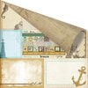 Prima - Seashore Collection - 12 x 12 Double Sided Paper - Sea Memories