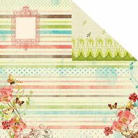 Prima - Strawberry Kisses Collection - 12 x 12 Double Sided Paper - Cherry Blossom