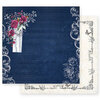 Prima - Darcelle Collection - 12 x 12 Double Sided Paper - Everything is Figureoutable with Foil Accents