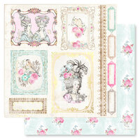 Prima - Avec Amour Collection - 12 x 12 Double Sided Paper - We Gather Here