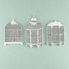 Prima - Shabby Chic Collection - Metal Treasure Embellishments - Bird Cages