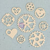Prima - Junk Yard Findings Collection - Ingvild Bolme -Trinkets - Metal Embellishments - Heart Gear