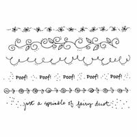 Prima - Julie Nutting - Cling Mounted Stamps - Mixed Media Background