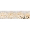 Prima - Donna Downey Collection - Rose Trim - Natural - 5 Yards