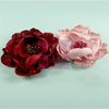 Prima - Elle Collection - Donna Downey - Flower Embellishments - Burgundy Pink
