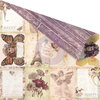 Prima - Butterfly Collection - 12 x 12 Double Sided Paper - Vintage ATC