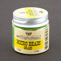 Prima - Finnabair Collection - Art Ingredients - Micro Beads - Grass