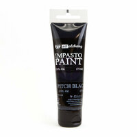 Prima - Finnabair - Art Alchemy - Impasto Paint - Pitch Black