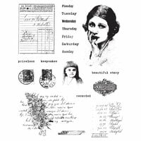 Prima - Finnabair Collection - Cling Mounted Stamps - Beautiful Story
