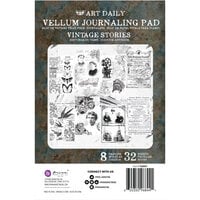 Prima - Art Daily Collection - Vellum Journaling Pad - Vintage Stories