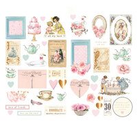 Prima - With Love Collection - Chipboard Stickers