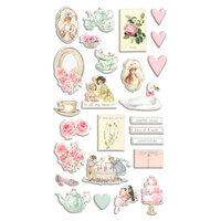 Prima - With Love Collection - Puffy Stickers