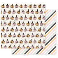 Prima - Thirty-One Collection - 12 x 12 Double Sided Paper - Jack-O-Lanterns