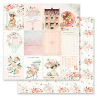 Prima - Peach Tea Collection - 12 x 12 Double Sided Paper - Apricot Dreaming
