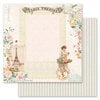Prima - Miel Collection - 12 x 12 Double Sided Paper - Parisienne