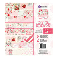 Prima - Strawberry Milkshake Collection - 8 x 8 Paper Pad