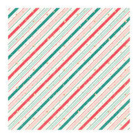 Prima - Candy Cane Lane Collection - Christmas - 12 x 12 Specialty Paper - Acetate