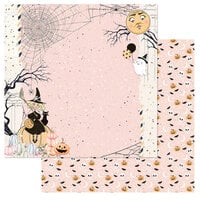 Prima - Luna Collection - 12 x 12 Double Sided Paper - Halloween Night