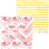 P13 - Lets Flamingle Collection - 12 x 12 Double Sided Paper - 01
