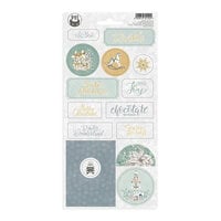 P13 - Christmas Charm Collection - Chipboard Stickers - Set 02