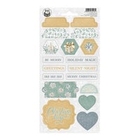 P13 - Christmas Charm Collection - Chipboard Stickers - Set 03