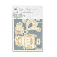 P13 - Christmas Charm Collection - Light Chipboard Embellishments - Set 02