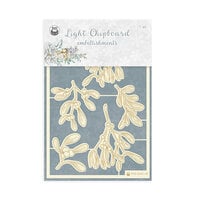 P13 - Christmas Charm Collection - Light Chipboard Embellishments - Set 04