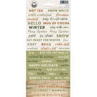 P13 - Cosy Winter Collection - Cardstock Stickers - Sheet 01