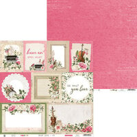 P13 - Dear Love Collection - 12 x 12 Double Sided Paper - 05