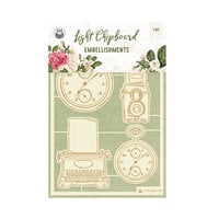P13 - Dear Love Collection - Light Chipboard Embellishments - Set 07