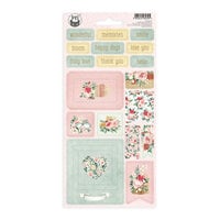 P13 - Flowerish Collection - Chipboard Stickers - 01