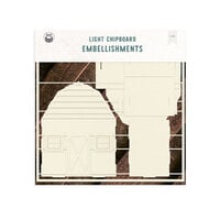 P13 - Light Chipboard Embellishments - Album Base - Farmhouse