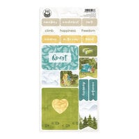 P13 - Hit The Road Collection - Chipboard Stickers - Set 01
