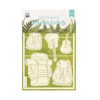 P13 - Hit The Road Collection - Light Chipboard Embellishments - Set 01