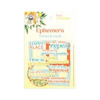 P13 - Fresh Lemonade Collection - Ephemera - Frames And Words