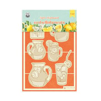 P13 - Fresh Lemonade Collection - Light Chipboard Embellishments - 02