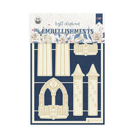 P13 - Once Upon A Time Collection - Light Chipboard Embellishments - Set 02
