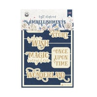P13 - Once Upon A Time Collection - Light Chipboard Embellishments - Set 06