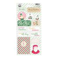 P13 - Santa's Workshop Collection - Christmas - Chipboard Stickers - 02