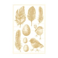 P13 - The Four Seasons Collection - Light Chipboard Embellishments - Spring Set 02