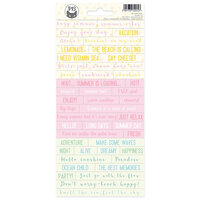 P13 - Summer Vibes Collection - Cardstock Stickers - Sheet 01