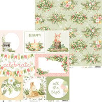 P13 - Woodland Cuties Collection - 12 x 12 Double Sided Paper - 05