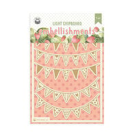 P13 - Woodland Cuties Collection - Light Chipboard Embellishments - 04