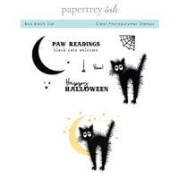 Papertrey Ink - Halloween - Clear Photopolymer Stamps - Boo Black Cat
