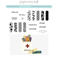 Papertrey Ink - Clear Photopolymer Stamps - Band-aid Wishes