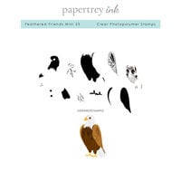 Papertrey Ink - Clear Photopolymer Stamps - Feathered Friends Mini - Set 23