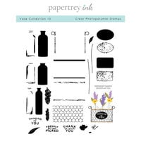 Papertrey Ink - Clear Photopolymer Stamps - Vase - Set 10