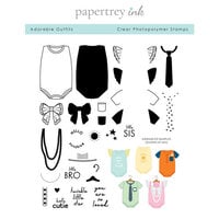 Papertrey Ink - Clear Photopolymer Stamps - Adorable Outfits