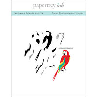 Papertrey Ink - Clear Photopolymer Stamps - Feathered Friends Mini - Set 24